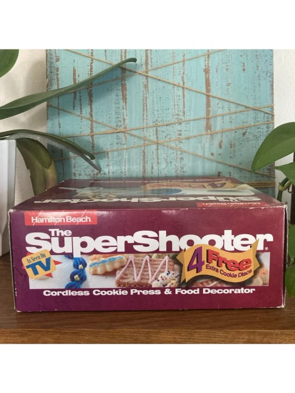 Hamilton Beach The Super Shooter Cordless Cookie Press And Food Decorator- White